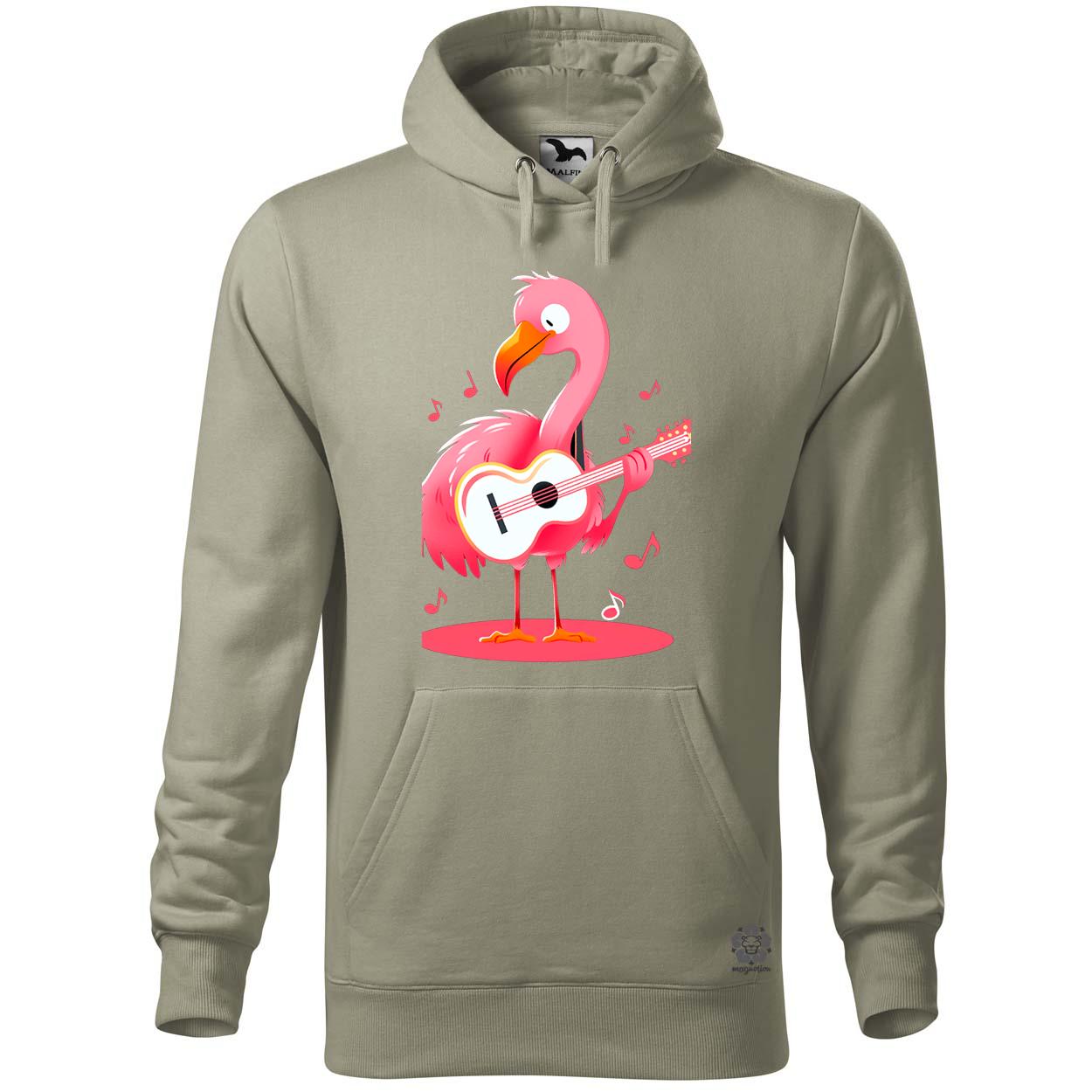 Flamingó gitározik v1 egyedi  pulóver 