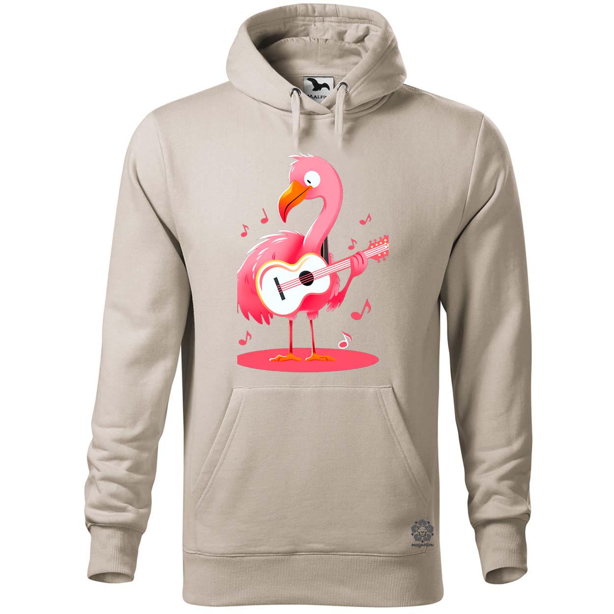 Flamingó gitározik v1 egyedi  pulóver 