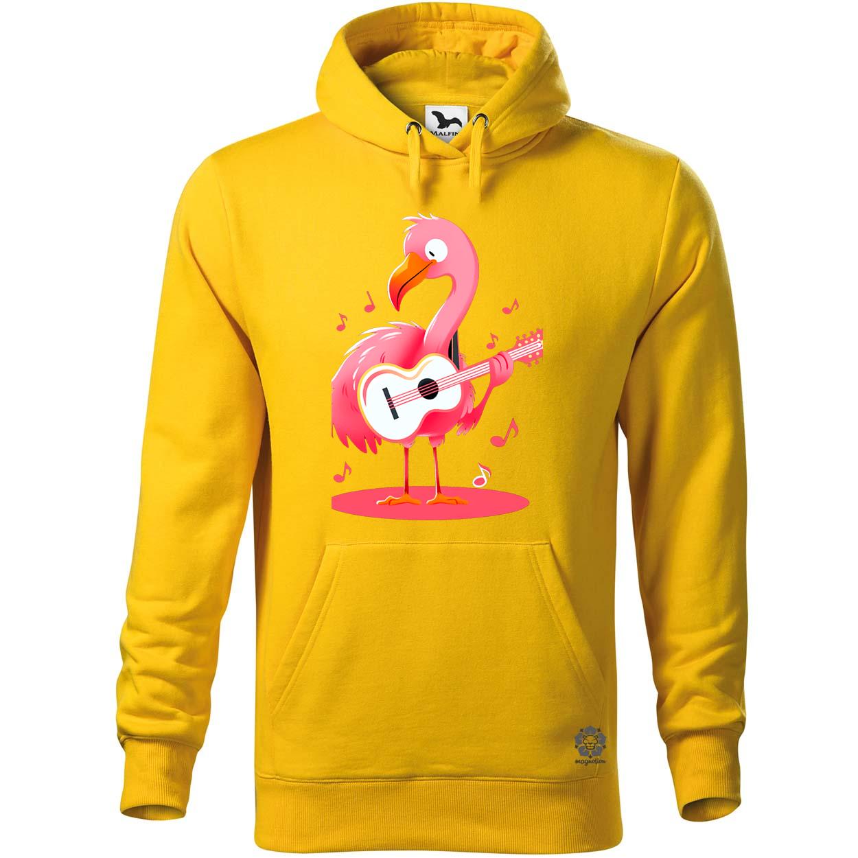 Flamingó gitározik v1 egyedi  pulóver 