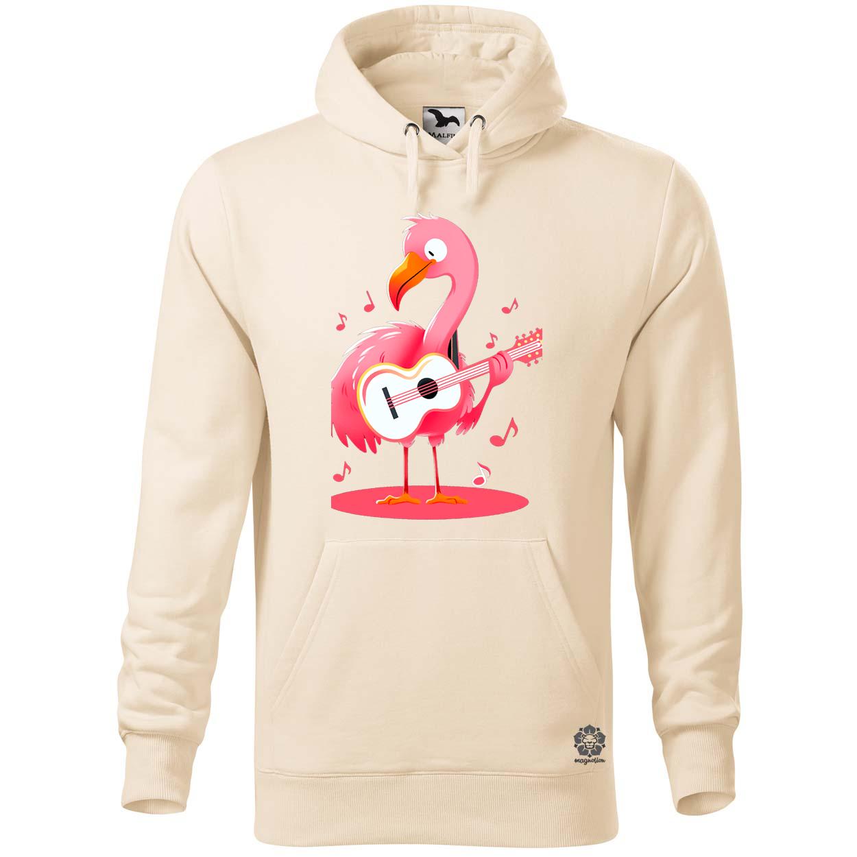 Flamingó gitározik v1 egyedi  pulóver 