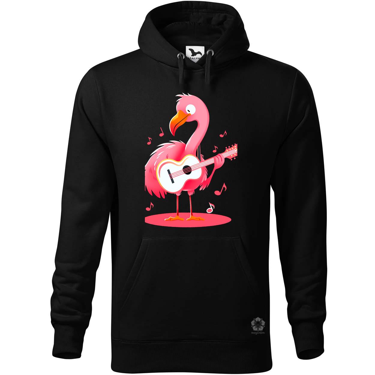 Flamingó gitározik v1 egyedi  pulóver 