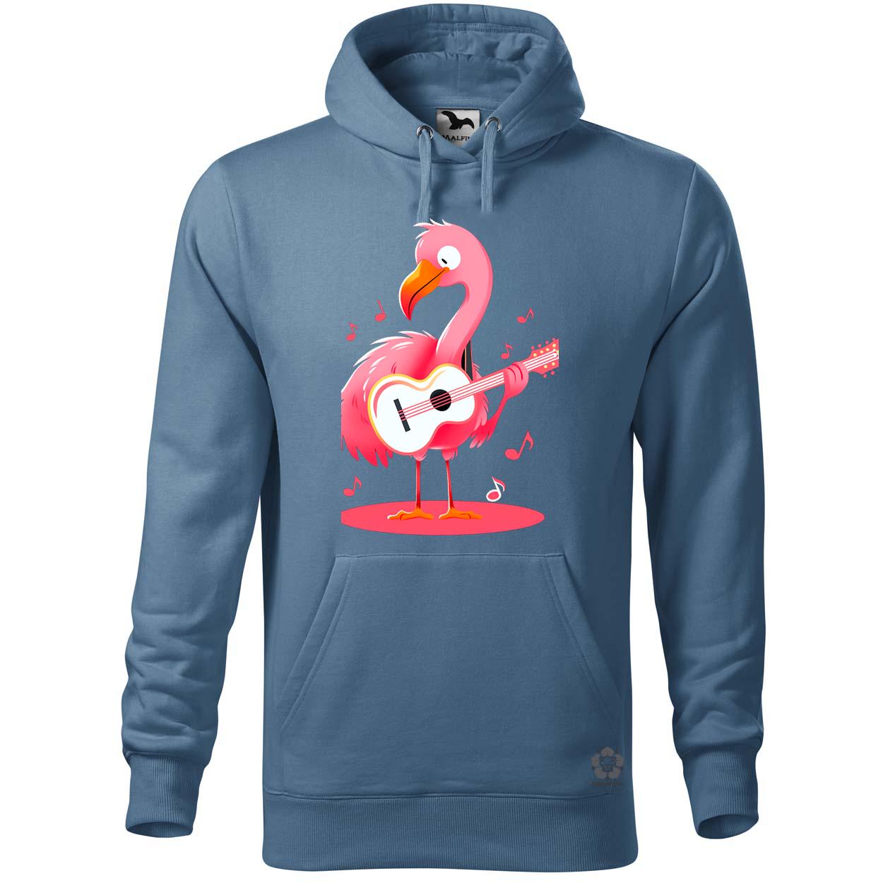 Flamingó gitározik v1 egyedi  pulóver 