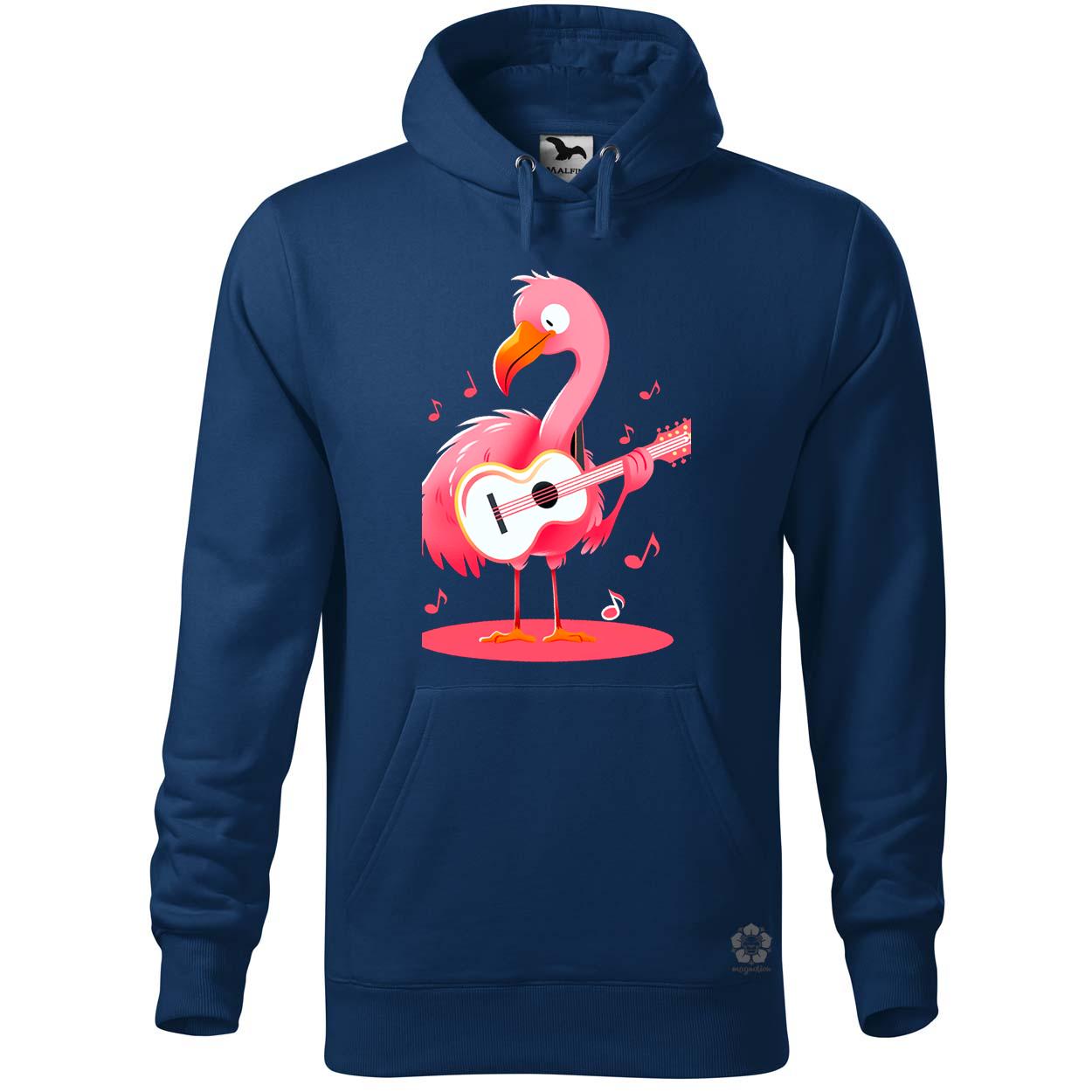 Flamingó gitározik v1 egyedi  pulóver 