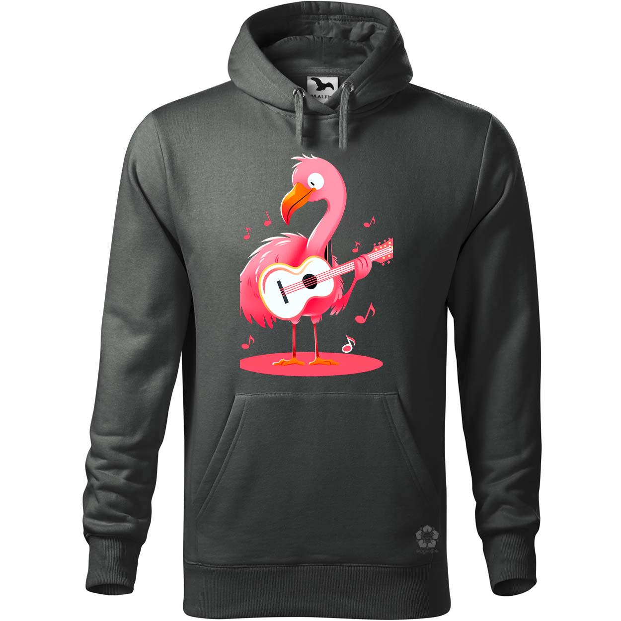 Flamingó gitározik v1 egyedi  pulóver 