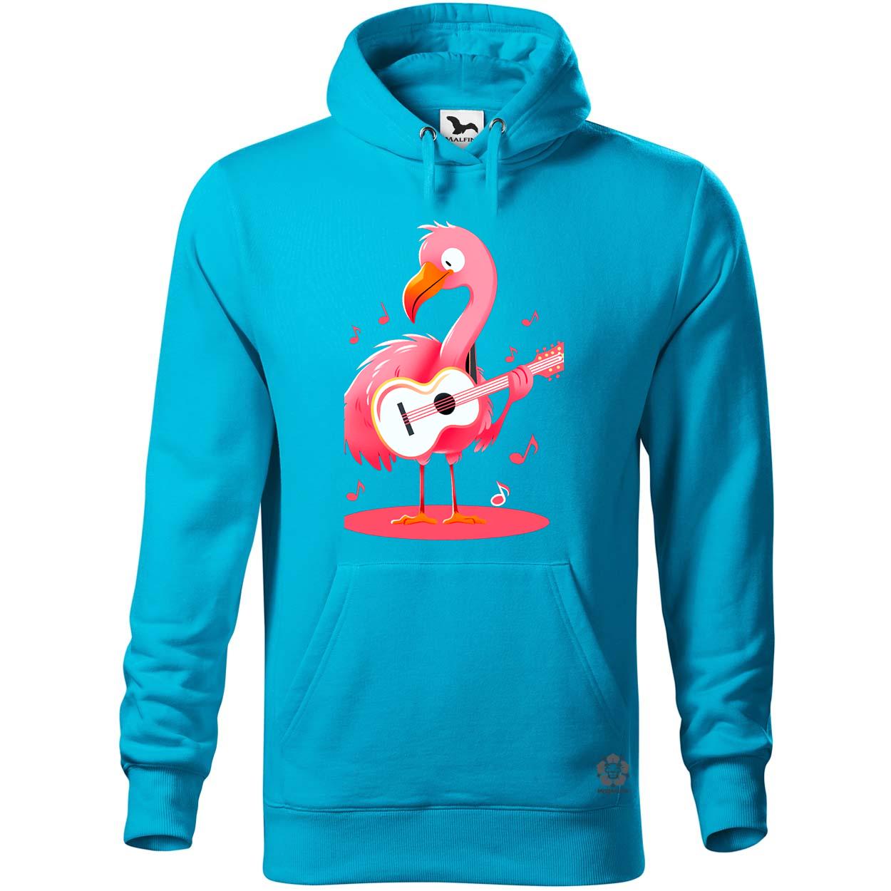 Flamingó gitározik v1 egyedi  pulóver 