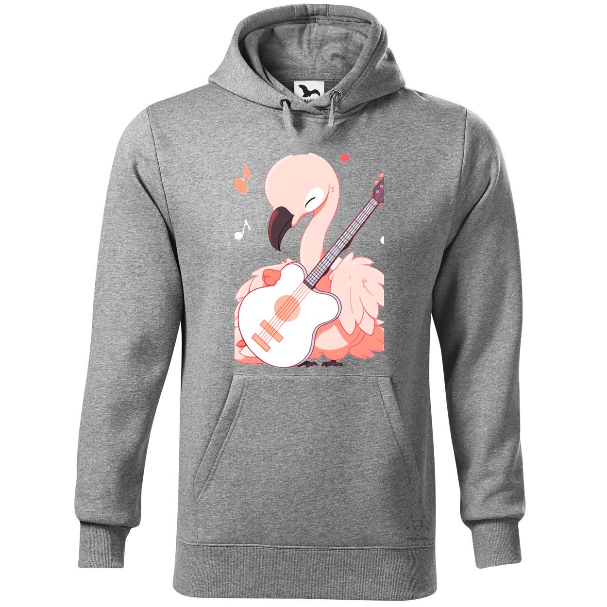 Flamingó gitározik v2 egyedi  pulóver 