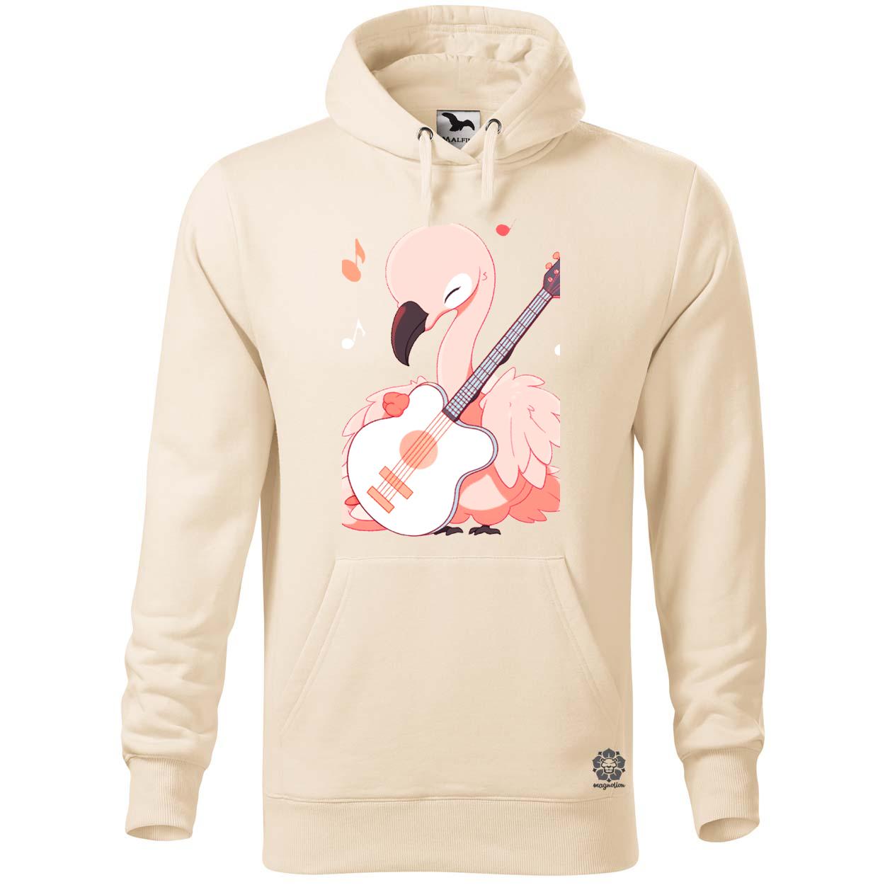 Flamingó gitározik v2 egyedi  pulóver 