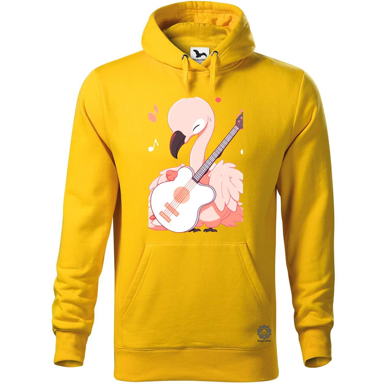 Flamingó gitározik v2 egyedi  pulóver 