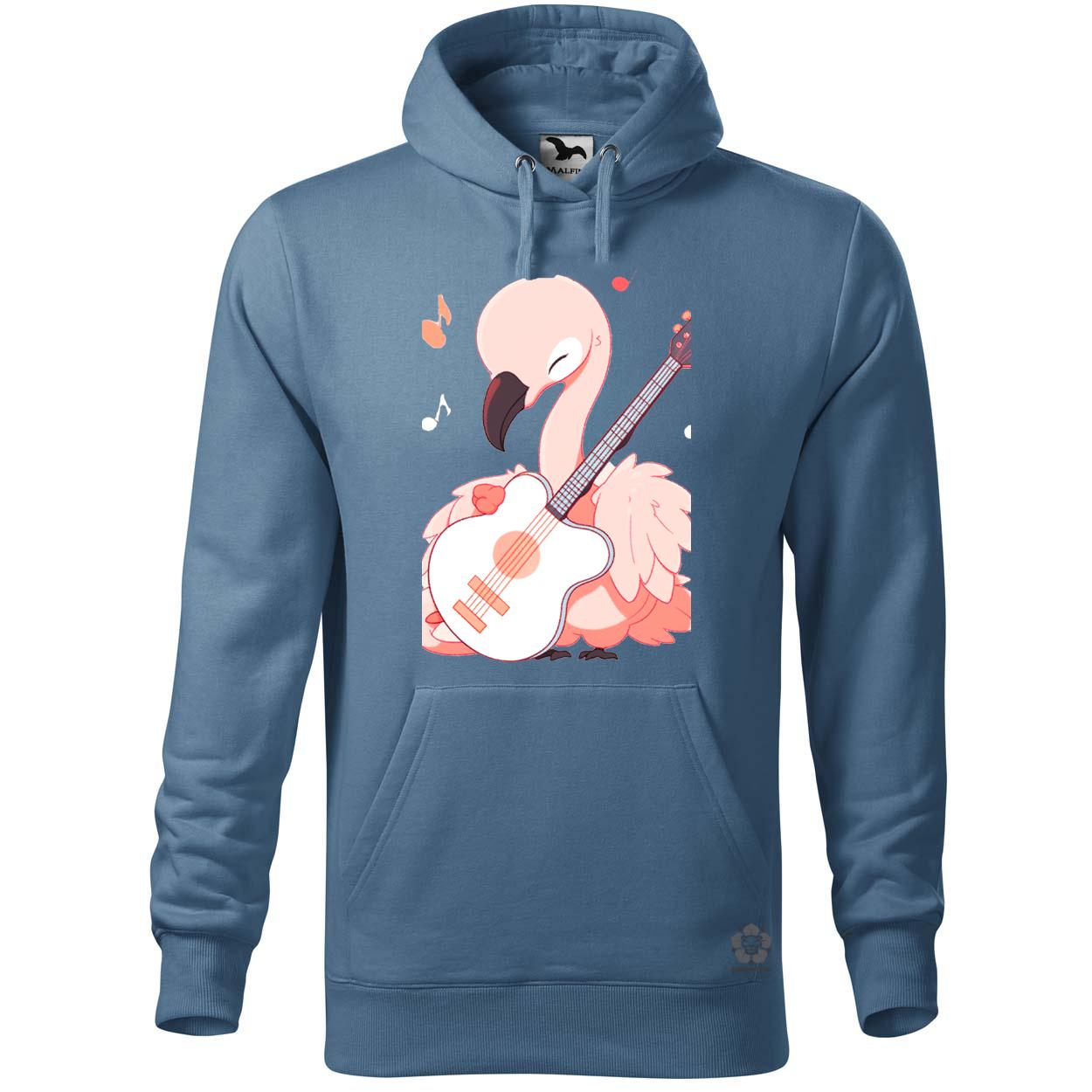 Flamingó gitározik v2 egyedi  pulóver 