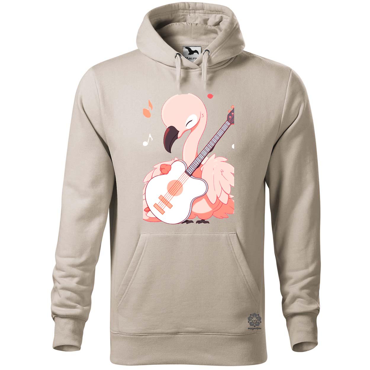 Flamingó gitározik v2 egyedi  pulóver 