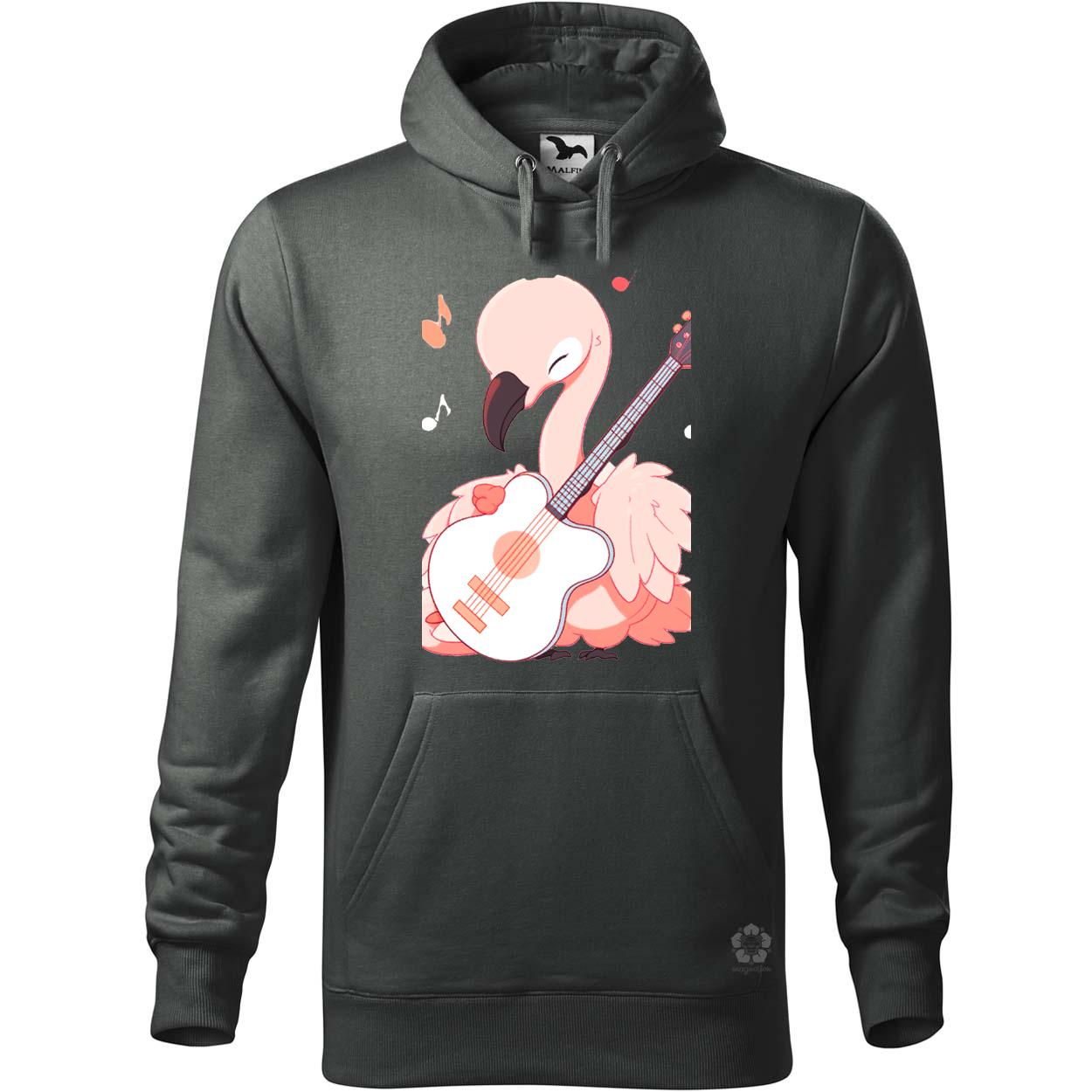 Flamingó gitározik v2 egyedi  pulóver 