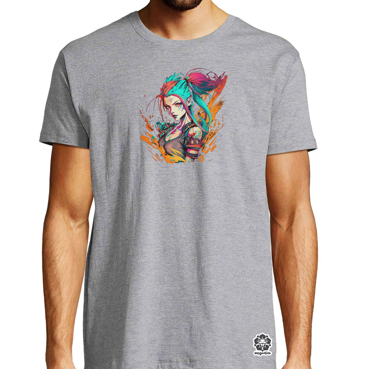 Jinx portré v3 egyedi póló 