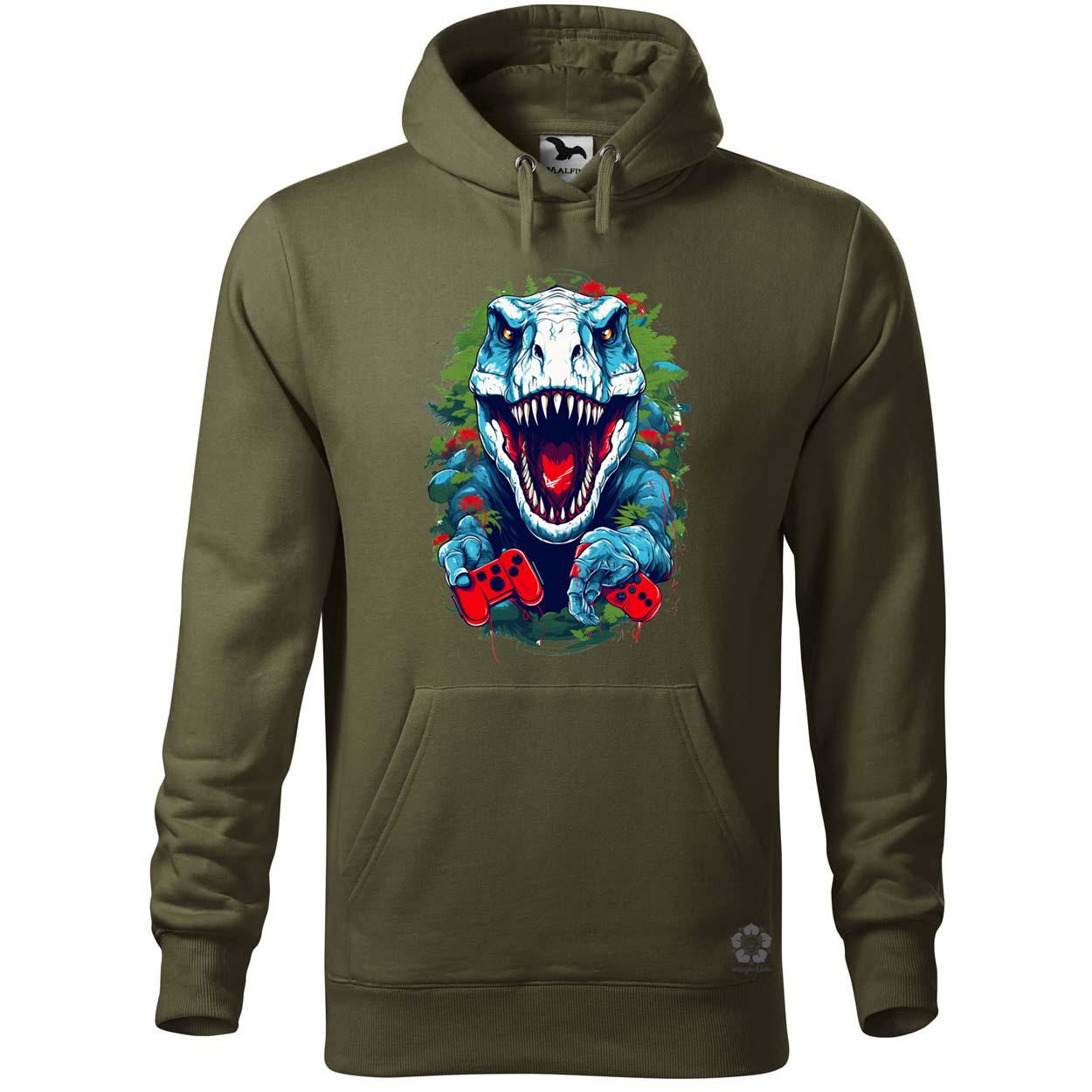 Gamer T-rex v2 egyedi  pulóver 