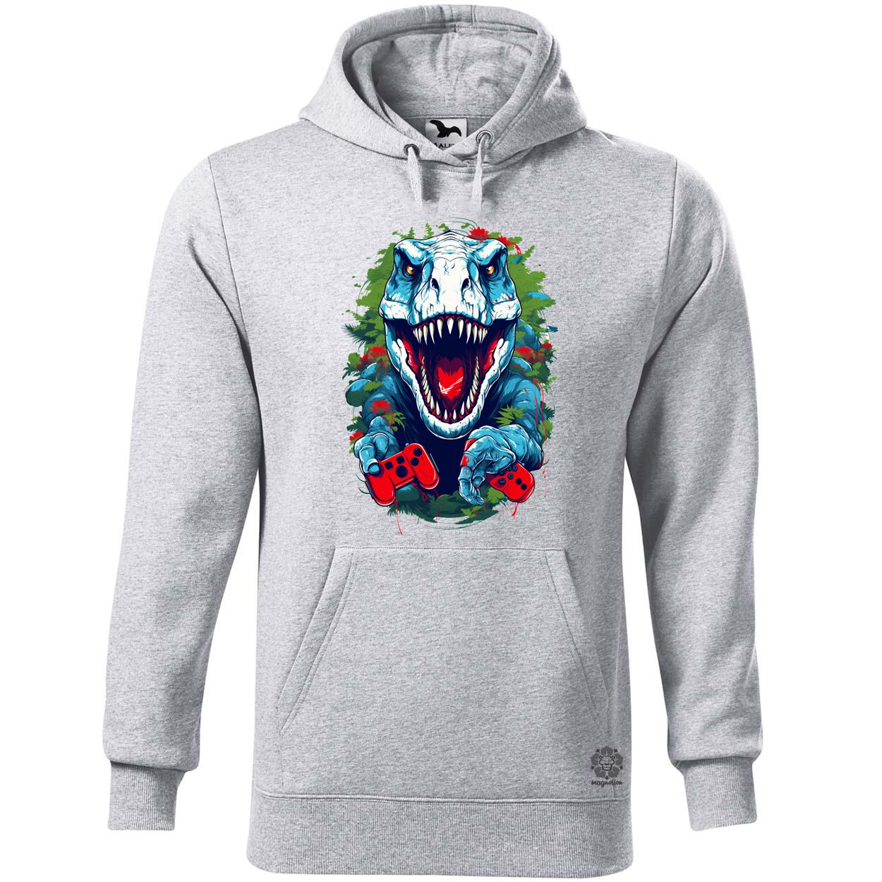 Gamer T-rex v2 egyedi  pulóver 