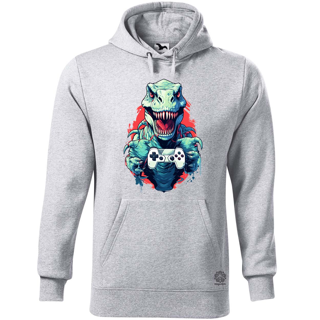Gamer T-rex v4 egyedi  pulóver 