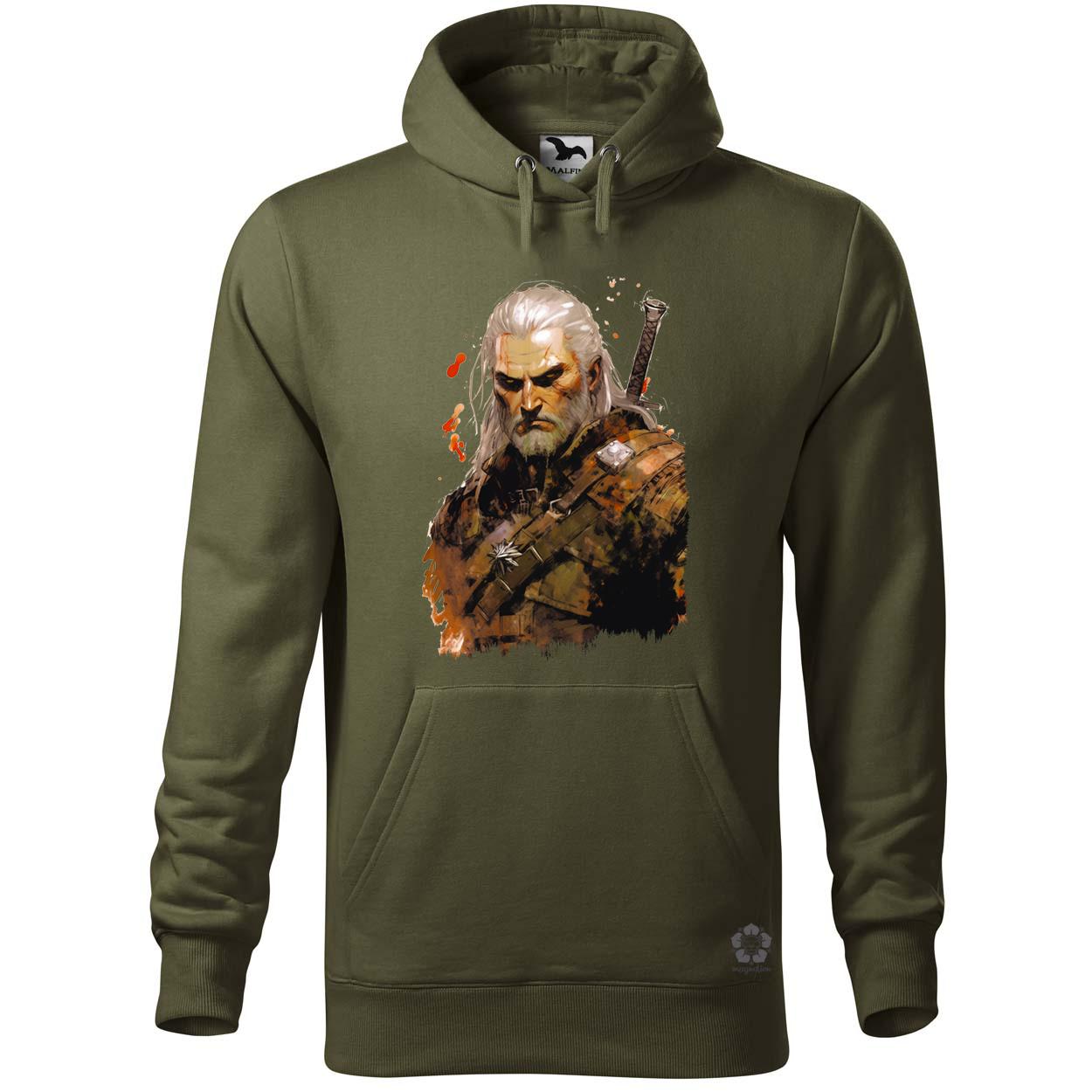 Geralt portré v2 egyedi  pulóver 