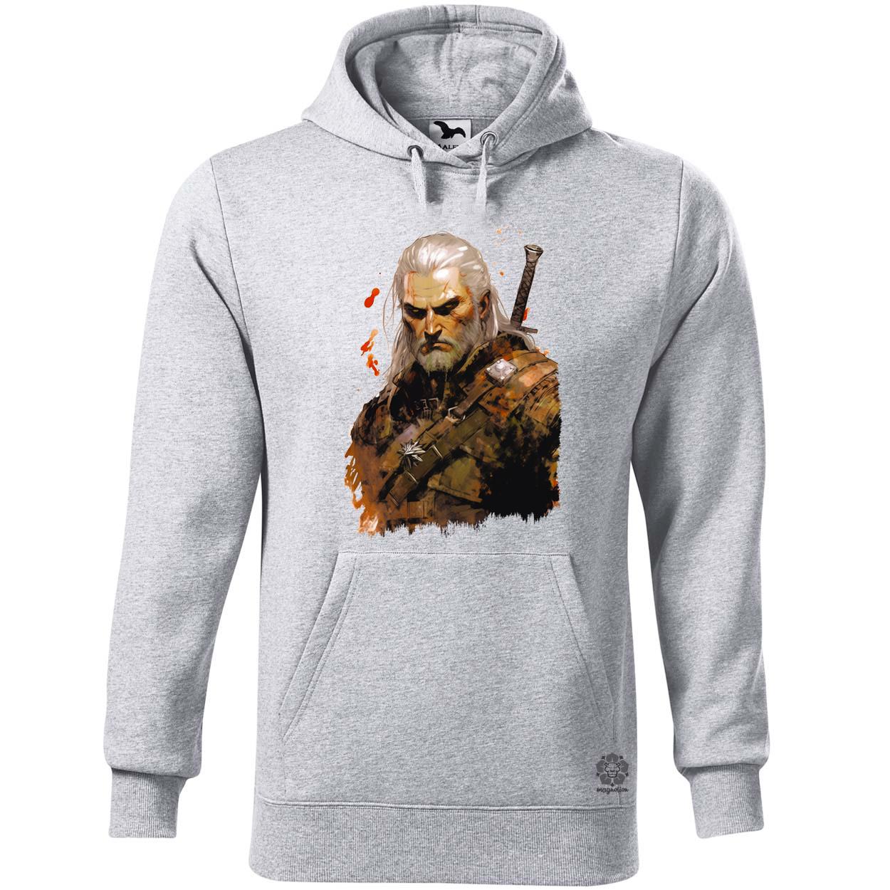 Geralt portré v2 egyedi  pulóver 