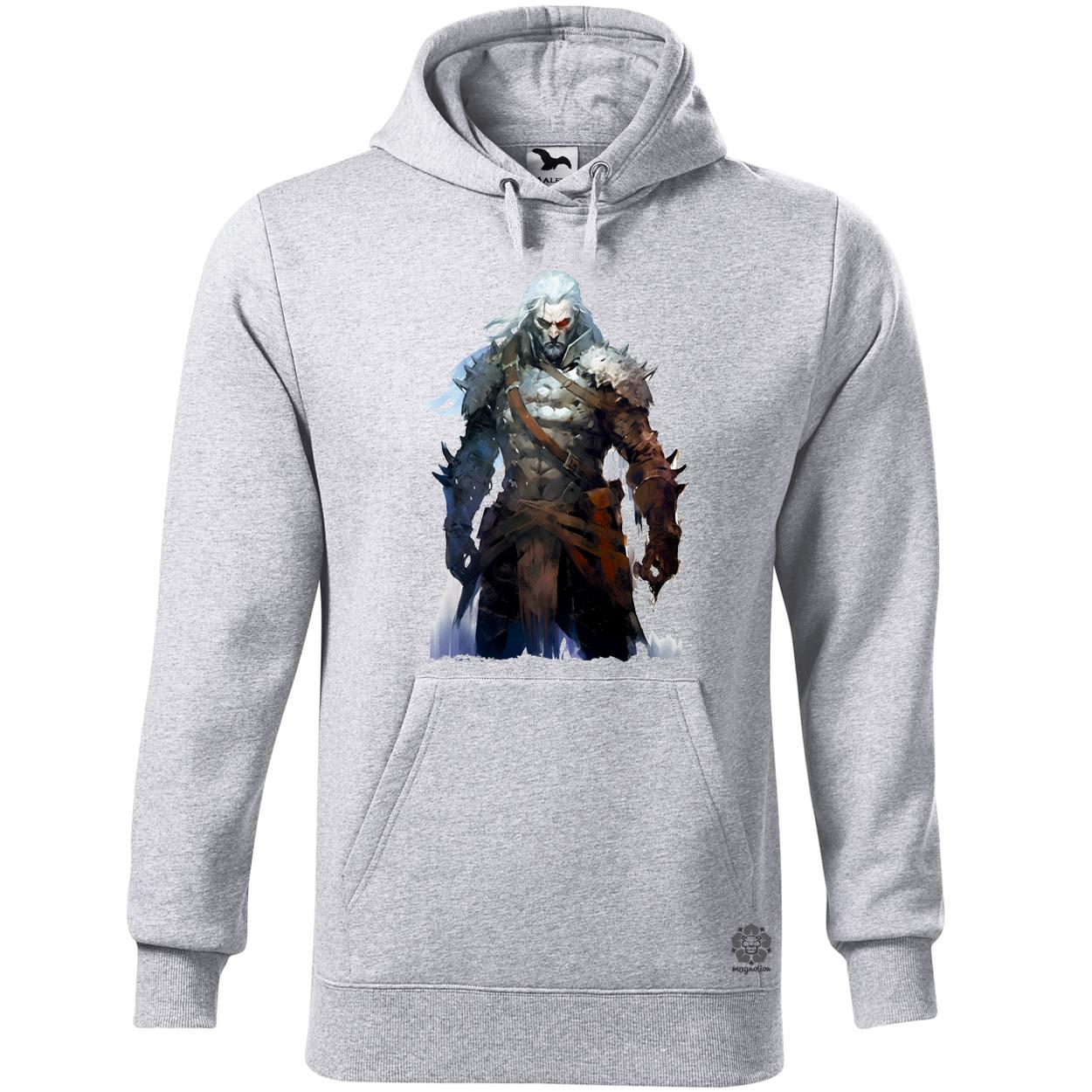 Geralt portré v5 egyedi  pulóver 
