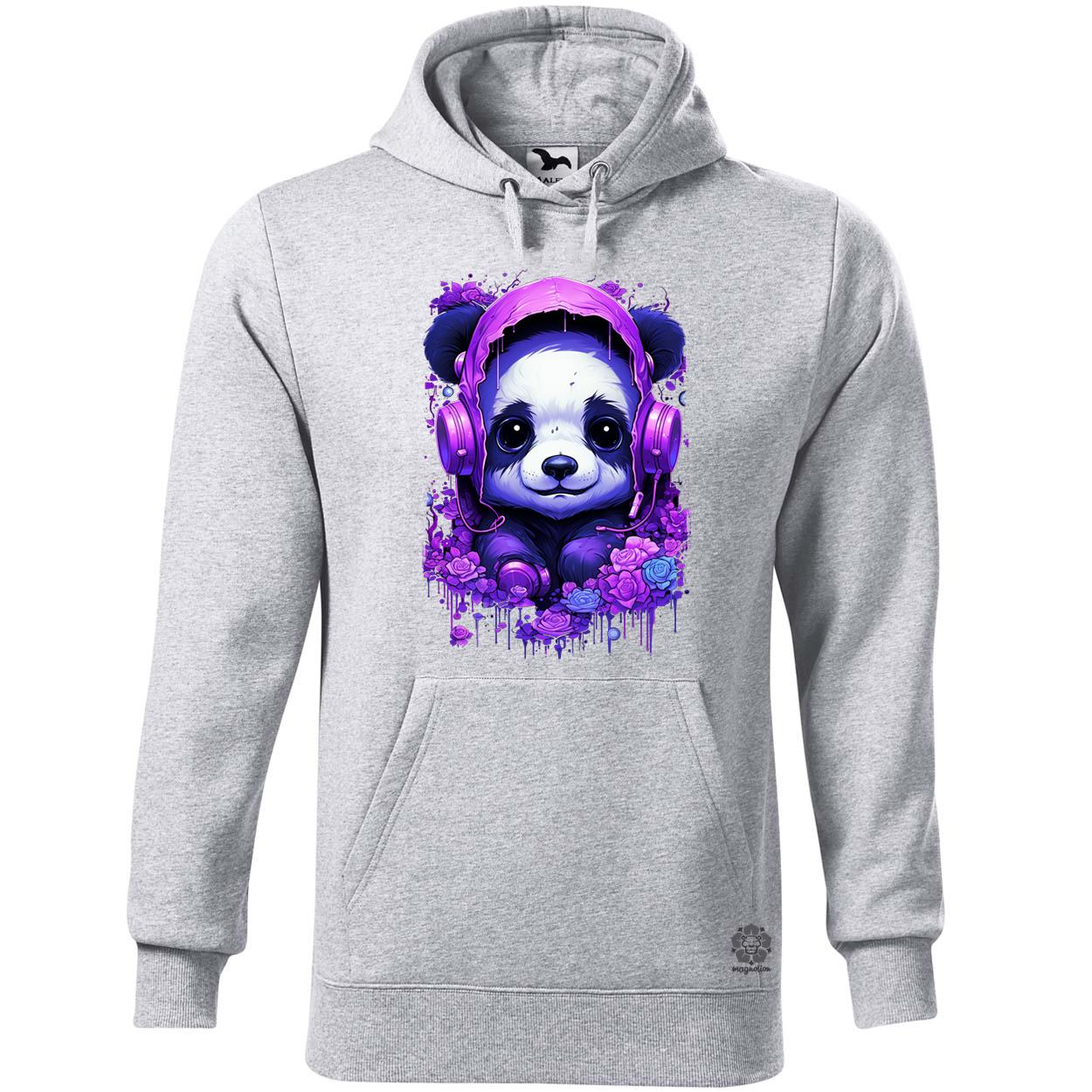 Glitchart panda v2 egyedi  pulóver 