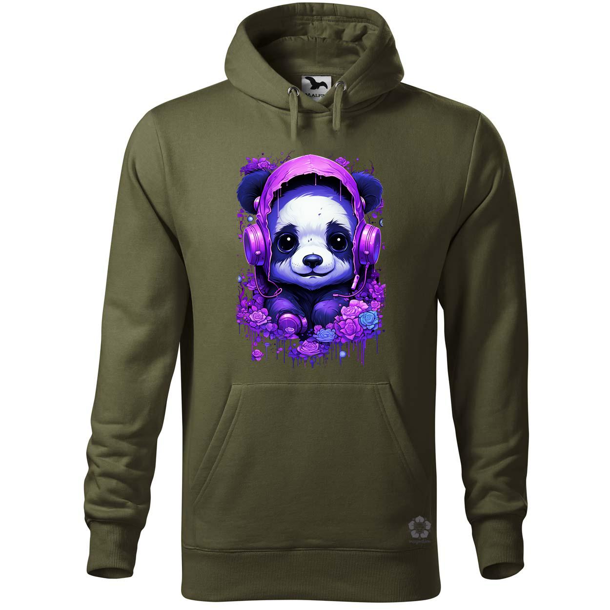 Glitchart panda v2 egyedi  pulóver 