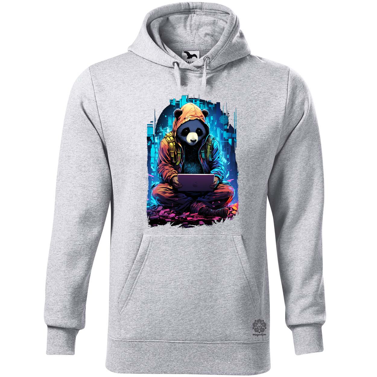 Glitchart panda v4 egyedi  pulóver 