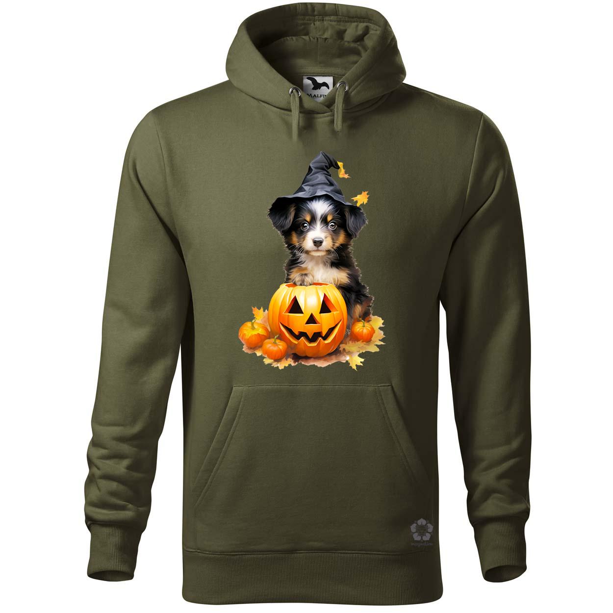 Halloween tök és kutyus v1 egyedi  pulóver 