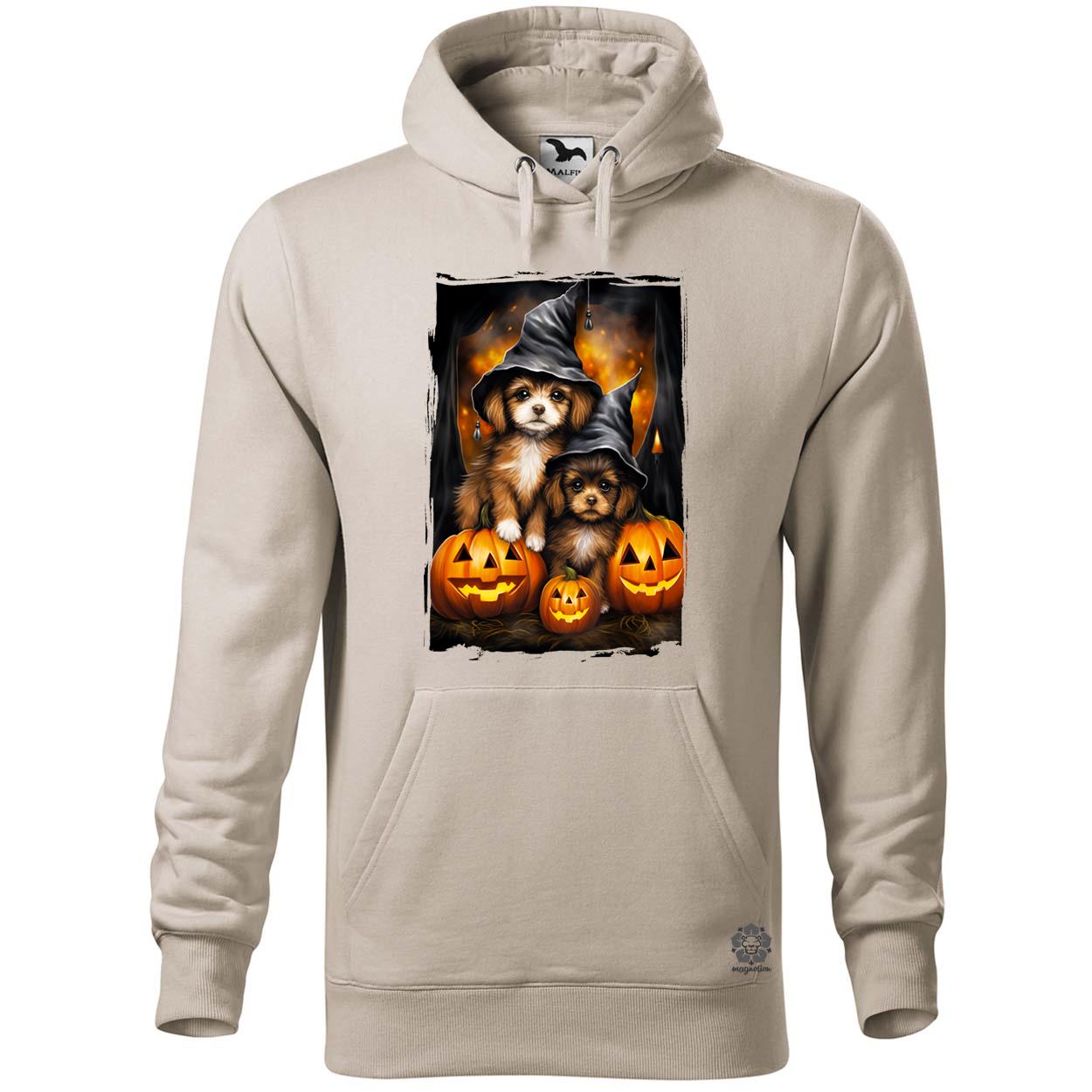 Halloween tök és kutyus v2 egyedi  pulóver 