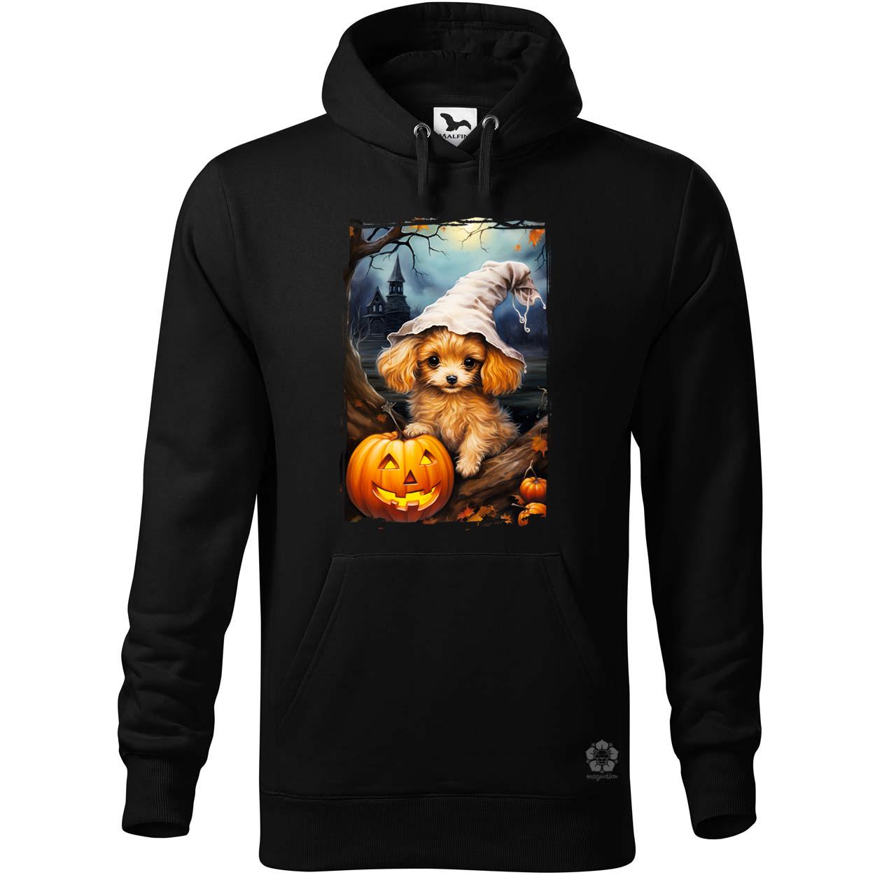 Halloween tök és kutyus v3 egyedi  pulóver 
