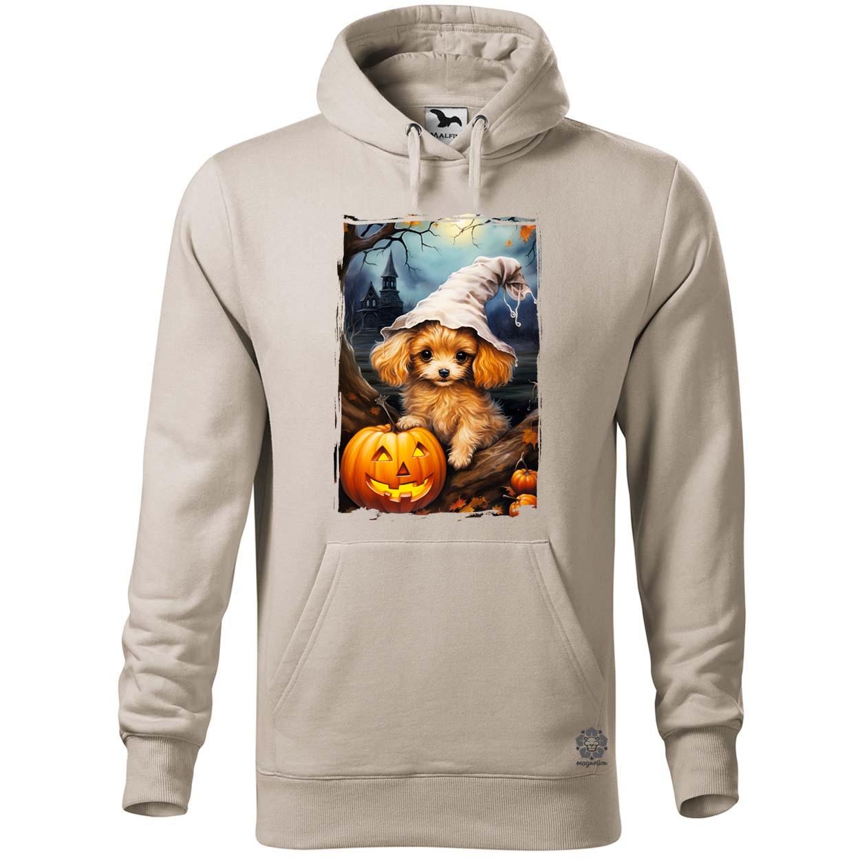 Halloween tök és kutyus v3 egyedi  pulóver 