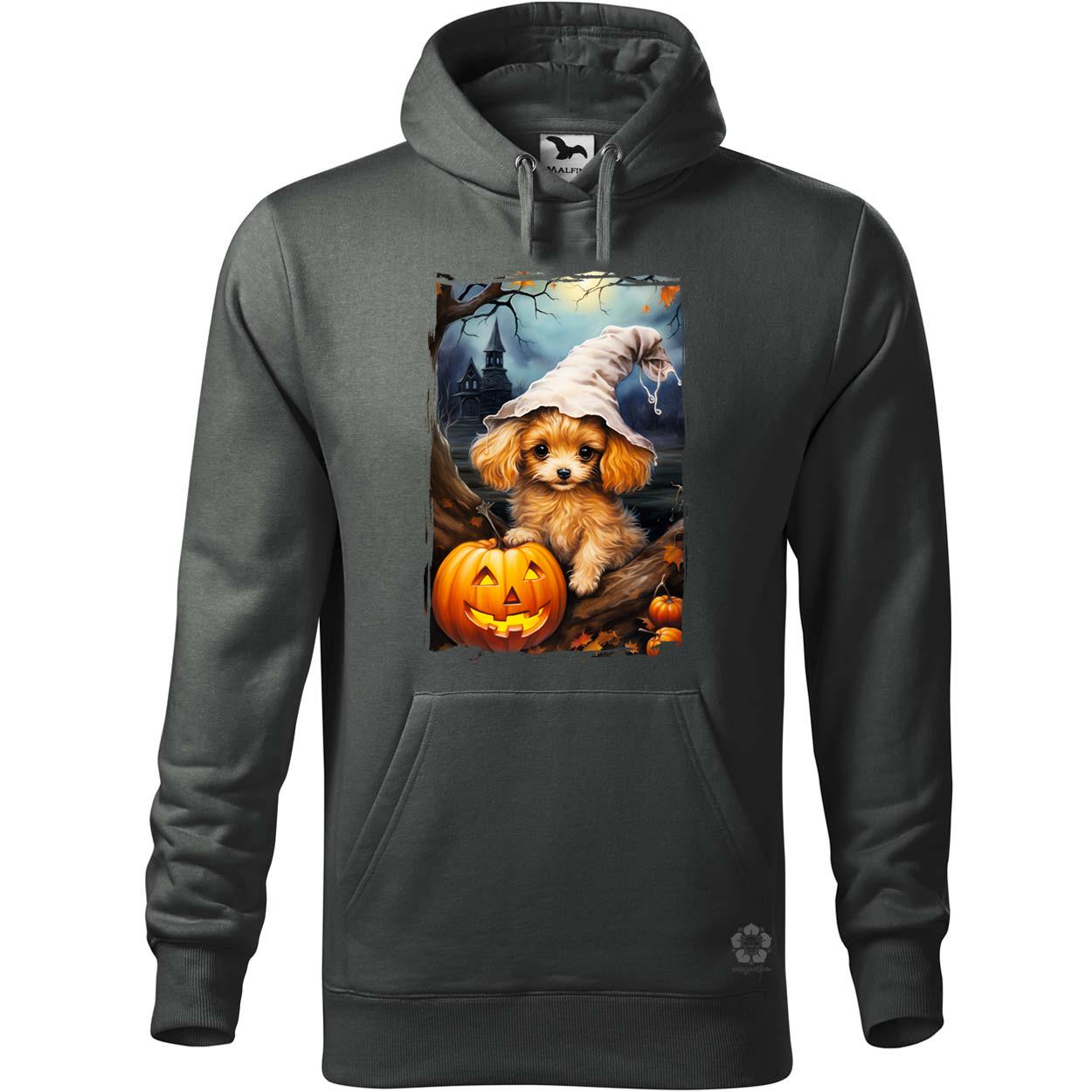 Halloween tök és kutyus v3 egyedi  pulóver 