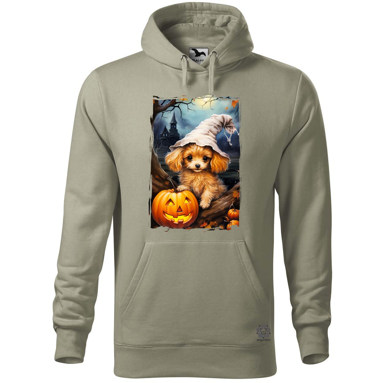 Halloween tök és kutyus v3 egyedi  pulóver 