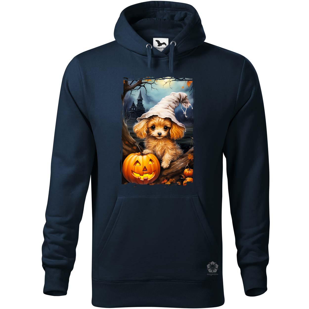 Halloween tök és kutyus v3 egyedi  pulóver 