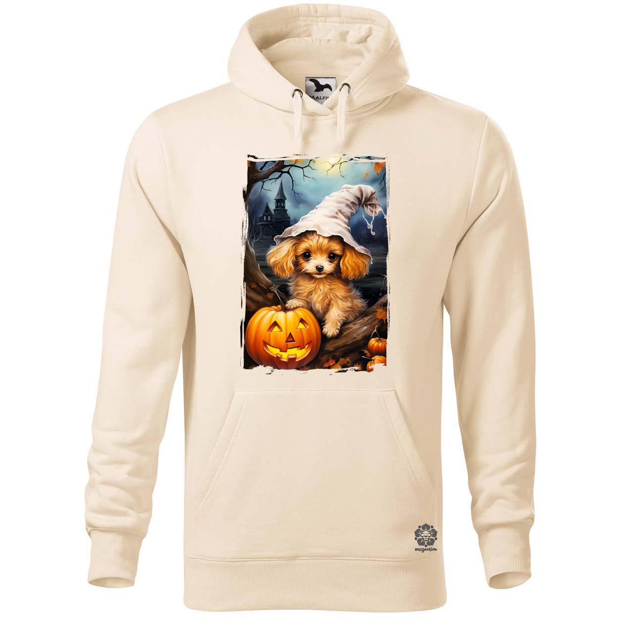Halloween tök és kutyus v3 egyedi  pulóver 