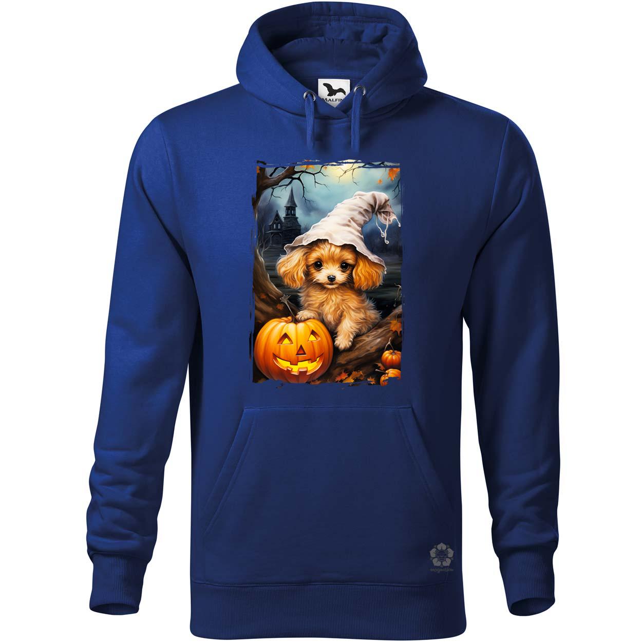 Halloween tök és kutyus v3 egyedi  pulóver 