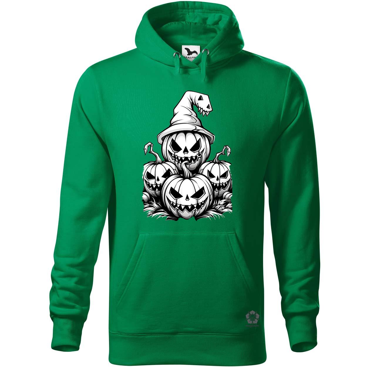 Halloween tök és koponya fantázia v4 egyedi  pulóver 