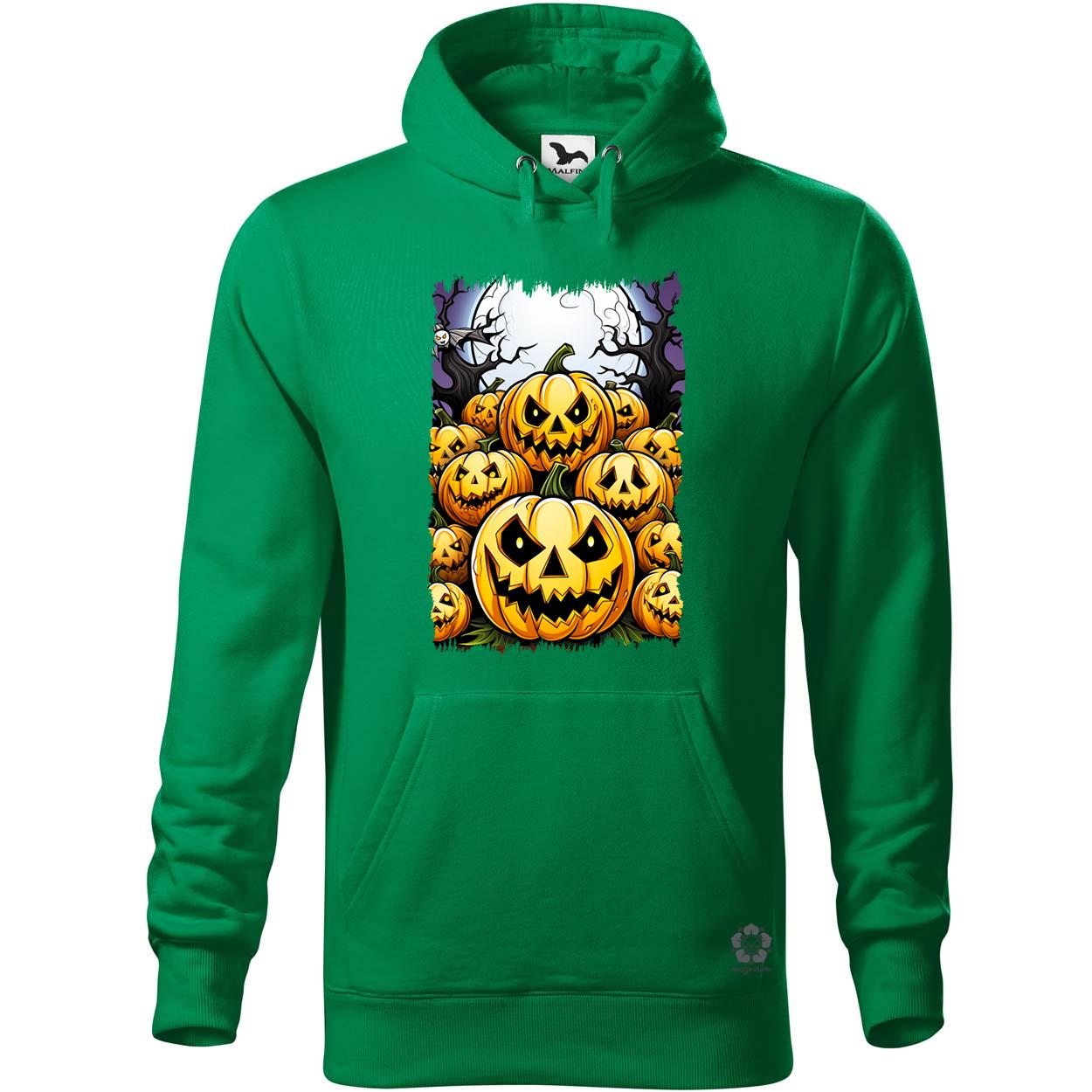 Halloween tök és koponya fantázia v6 egyedi  pulóver 