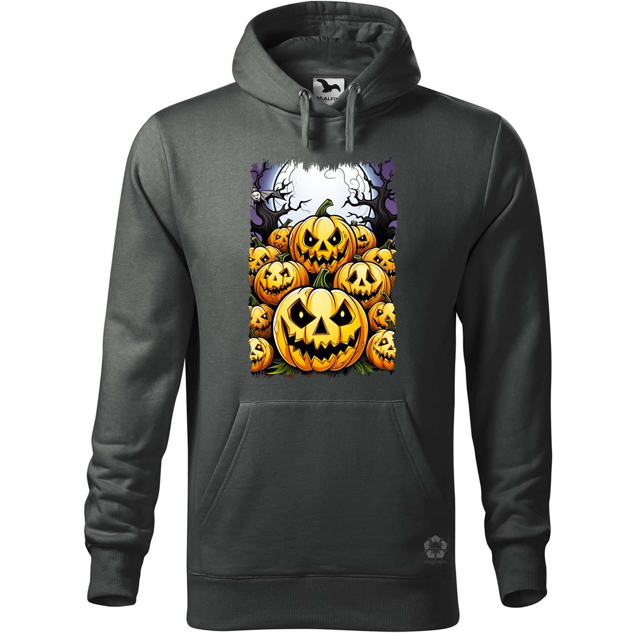 Halloween tök és koponya fantázia v6 egyedi  pulóver 