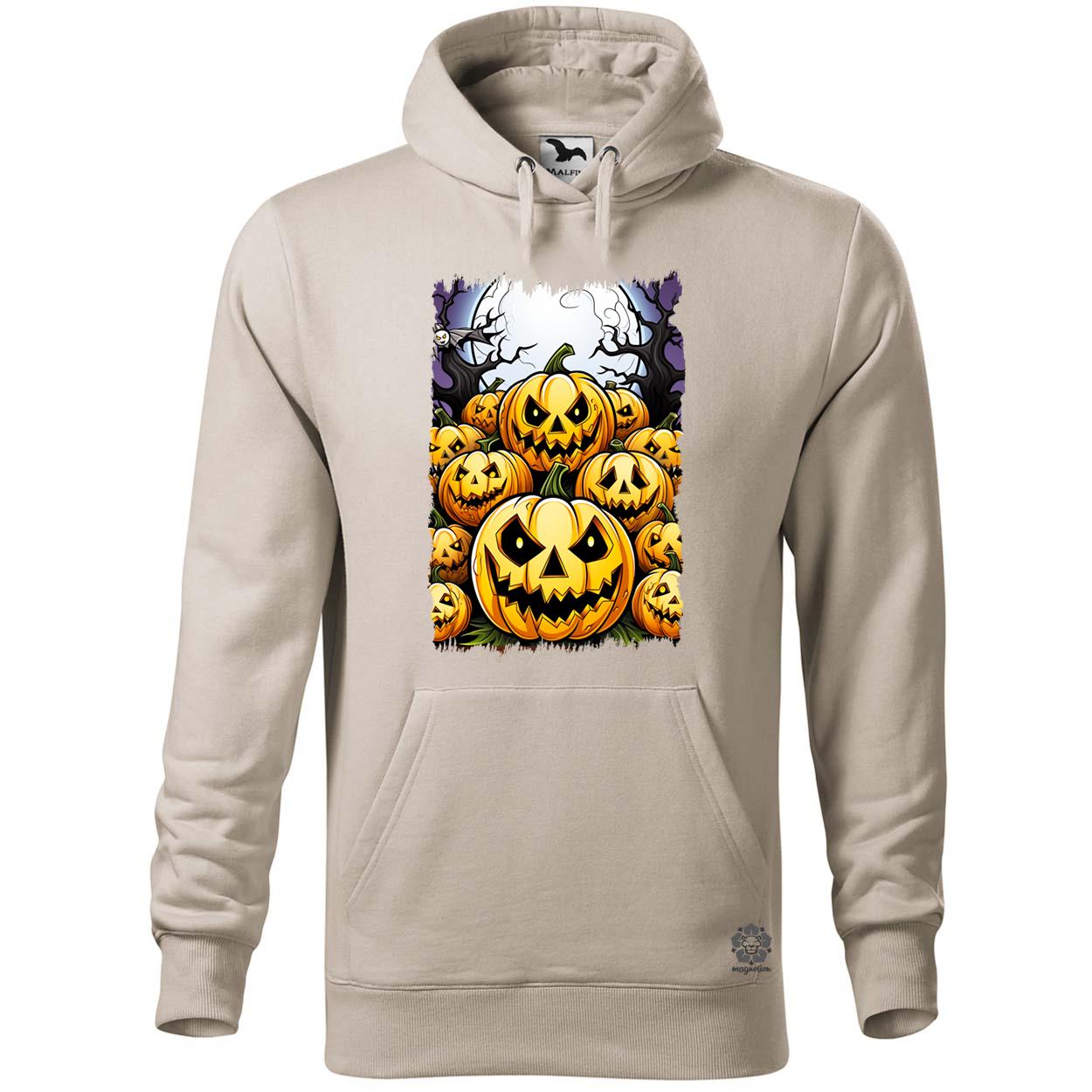 Halloween tök és koponya fantázia v6 egyedi  pulóver 