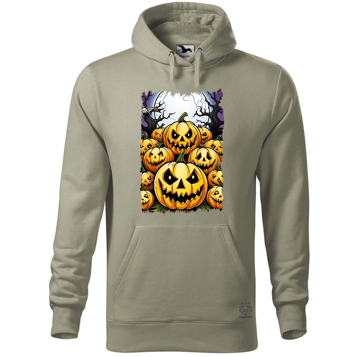 Halloween tök és koponya fantázia v6 egyedi  pulóver 