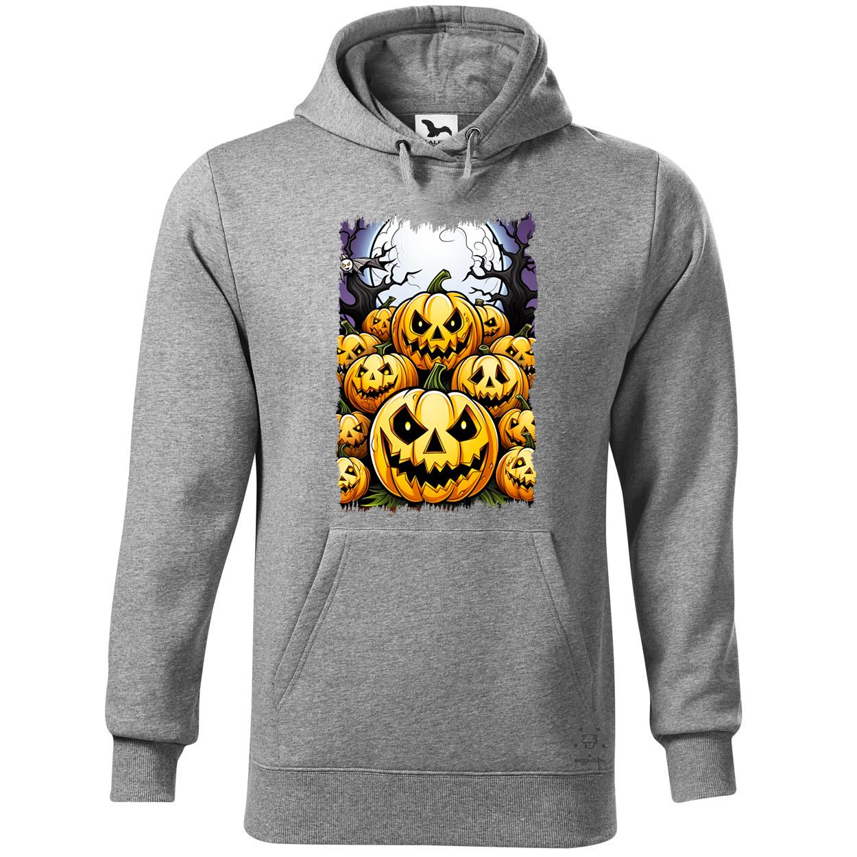 Halloween tök és koponya fantázia v6 egyedi  pulóver 