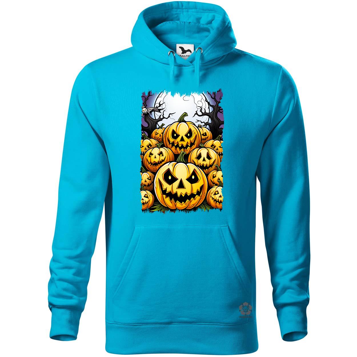 Halloween tök és koponya fantázia v6 egyedi  pulóver 