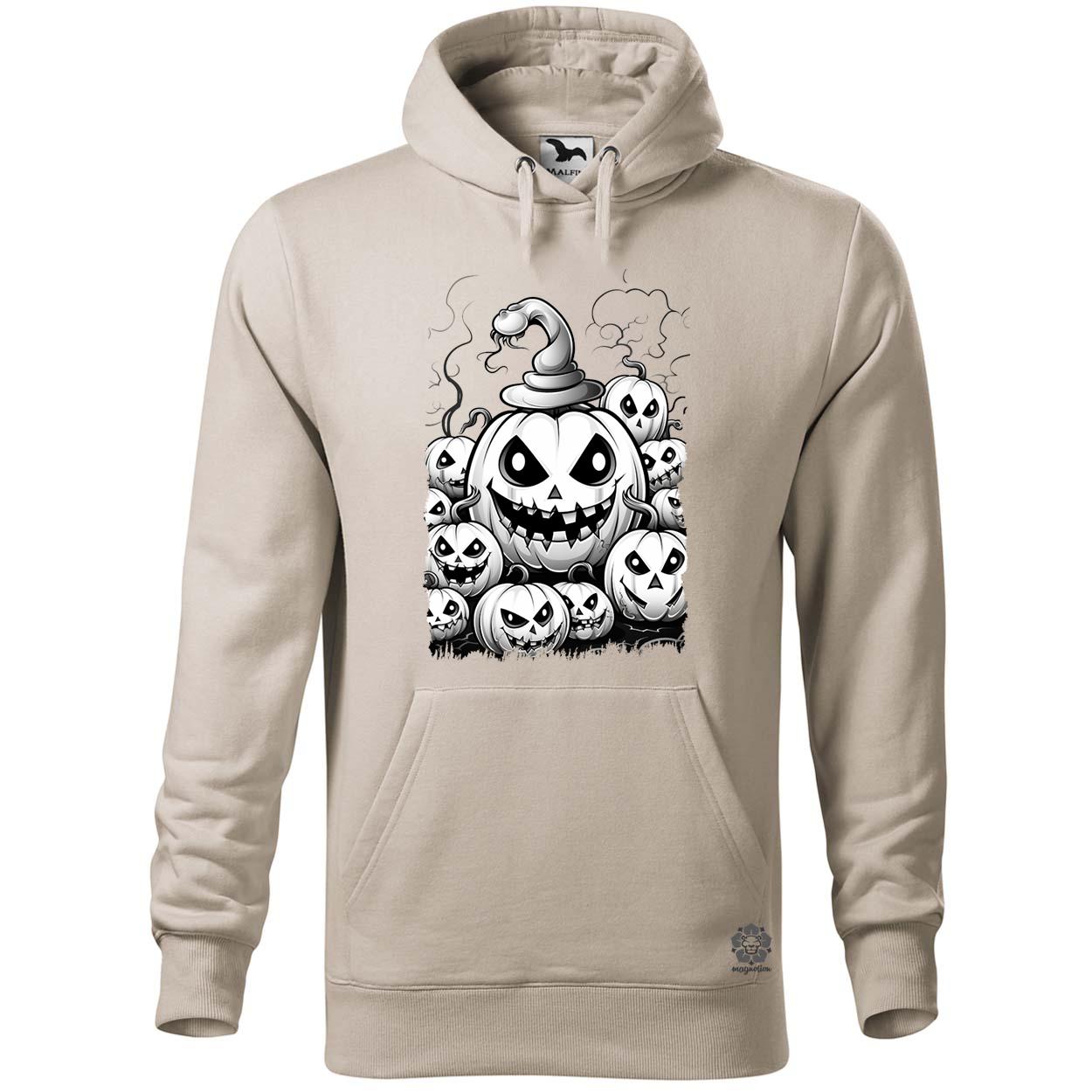 Halloween tök és koponya fantázia v7 egyedi  pulóver 