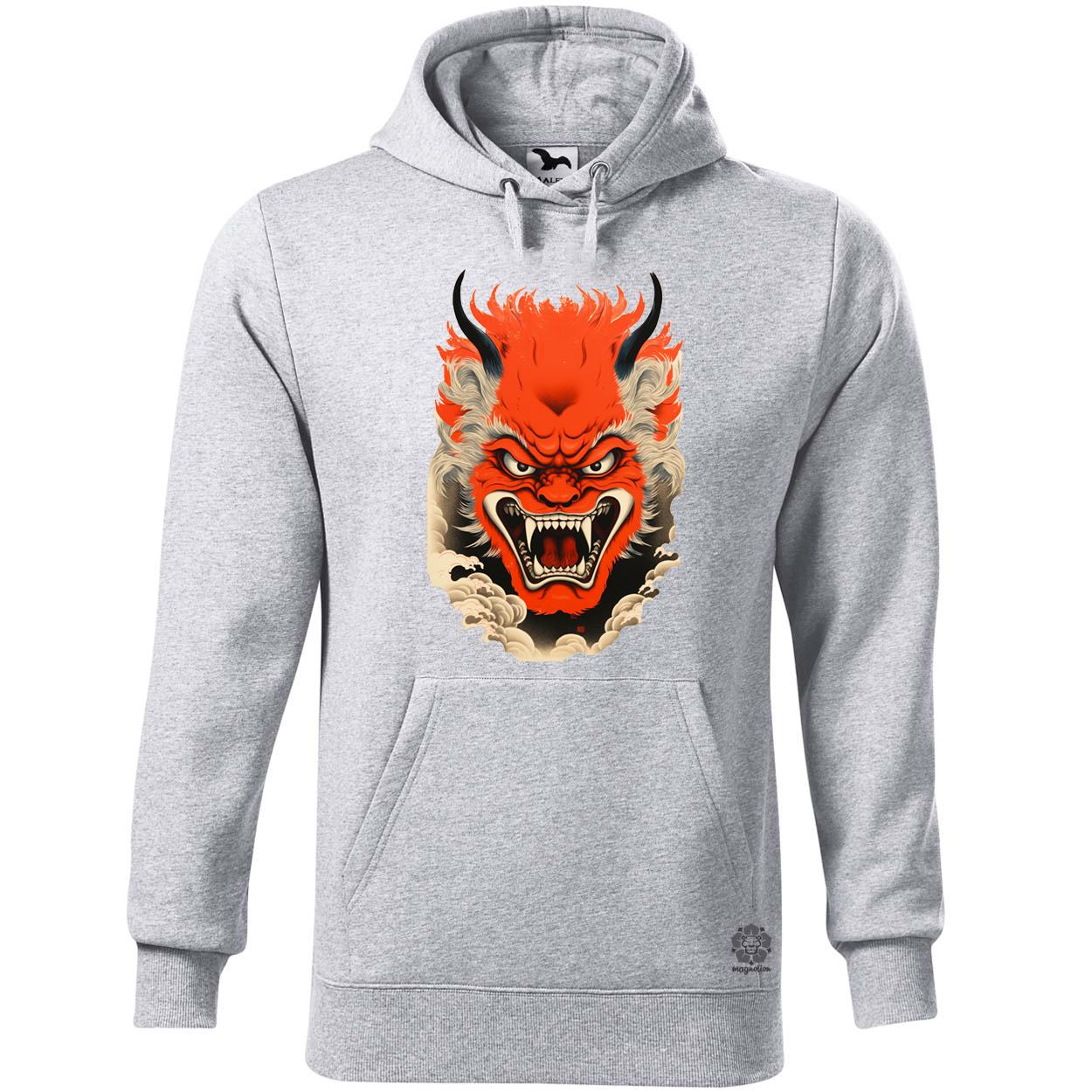 Hannya maszk fantázia v4 egyedi  pulóver 