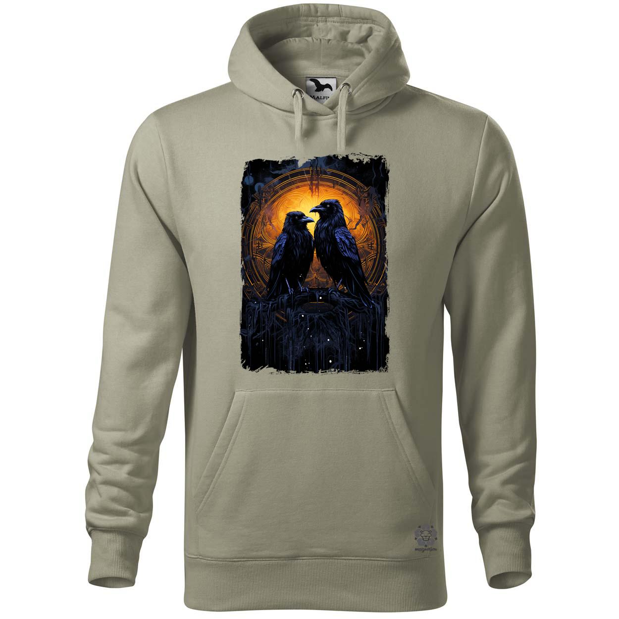 Hugin és Munin amulett v3 egyedi  pulóver 