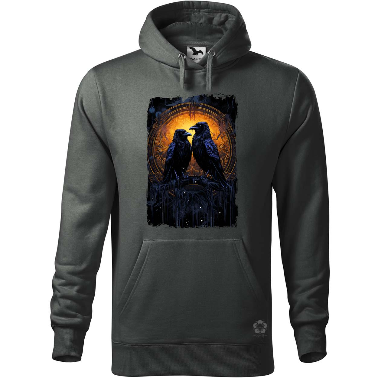 Hugin és Munin amulett v3 egyedi  pulóver 