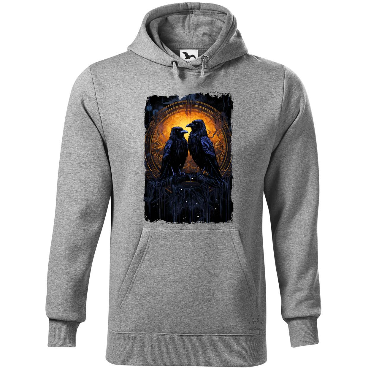 Hugin és Munin amulett v3 egyedi  pulóver 