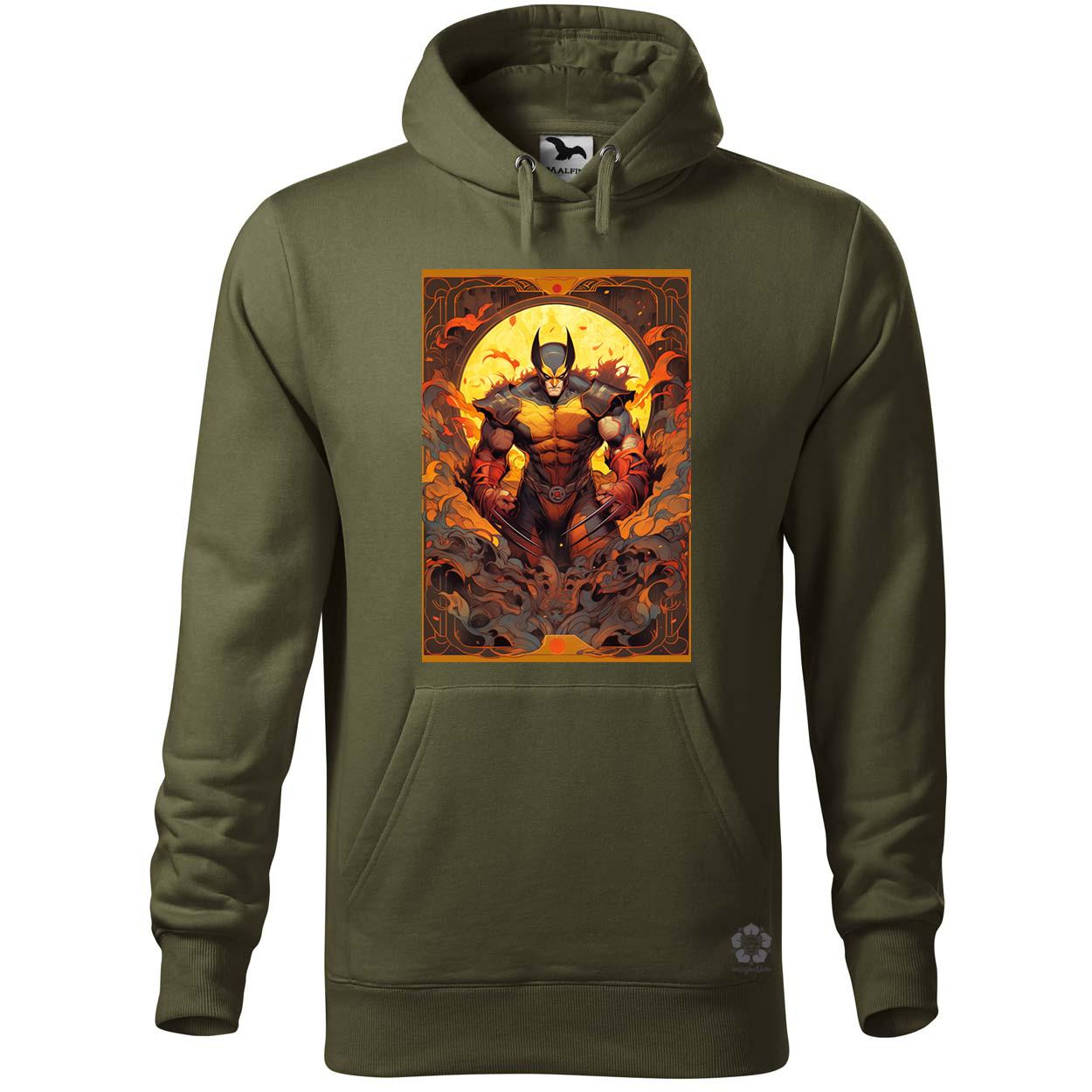 Kártya fantázia Farkas v4 egyedi  pulóver 