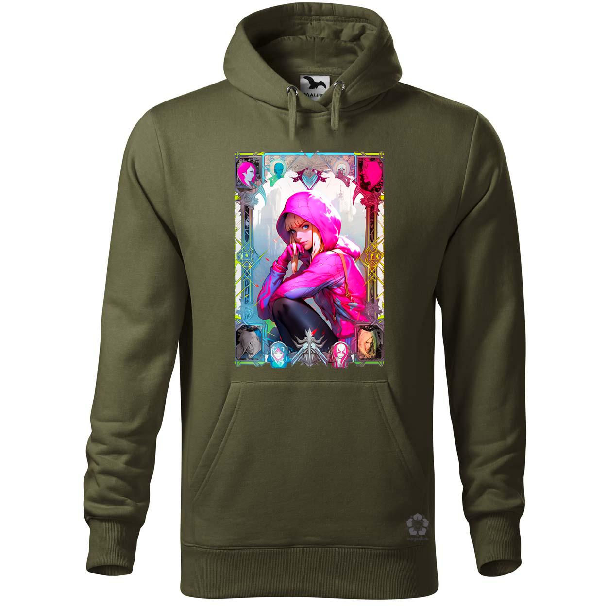 Kártya fantázia Gwen Stacy v3 egyedi  pulóver 