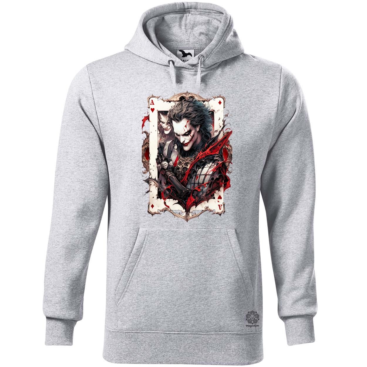 Kártya fantázia Joker v4 egyedi  pulóver 