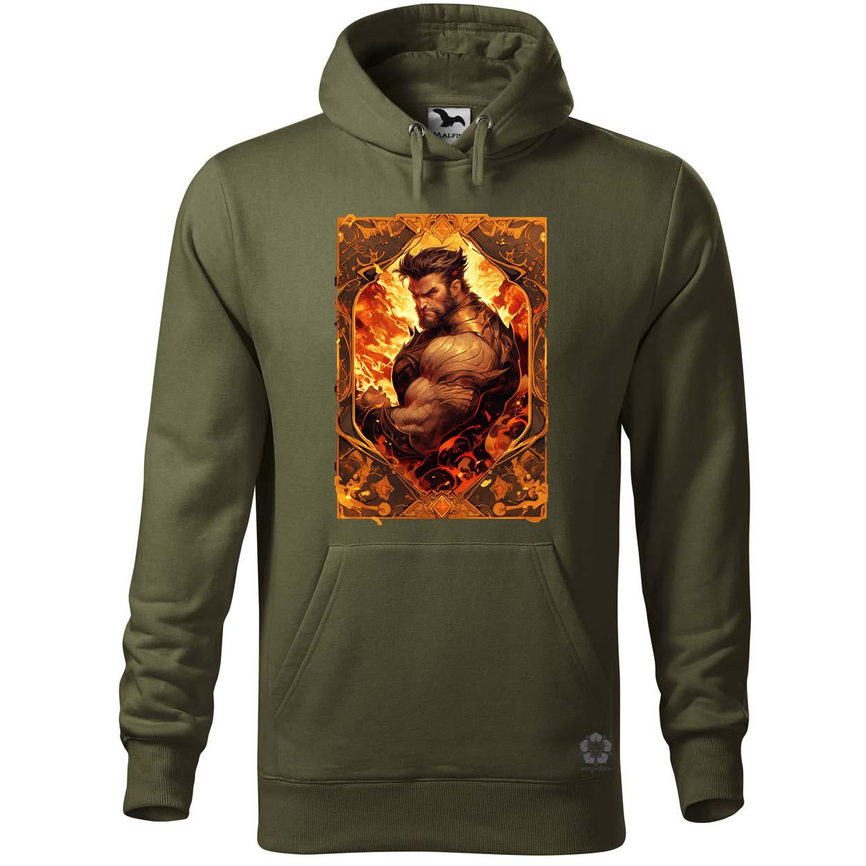 Kártya fantázia Logan v1 egyedi  pulóver 
